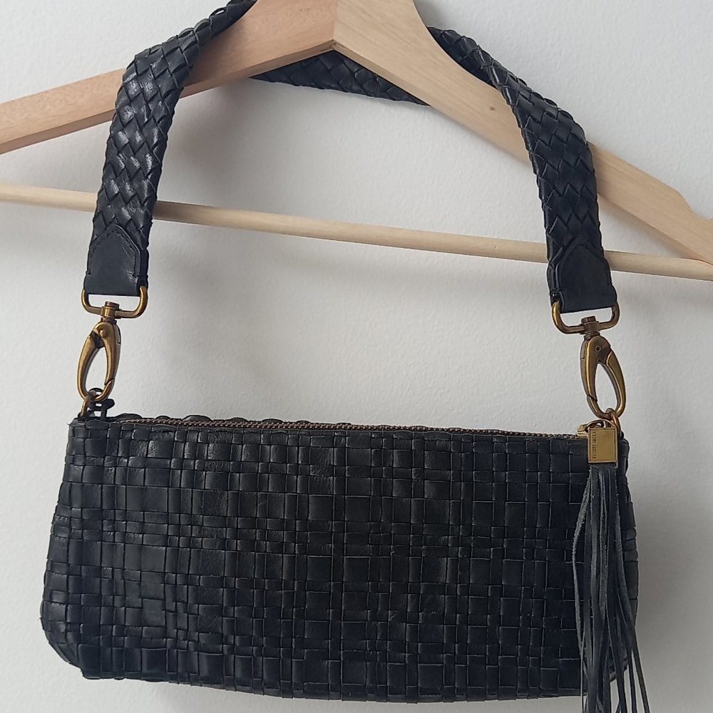 Elliott Lucca Women Leather Black Shoulder Bag
